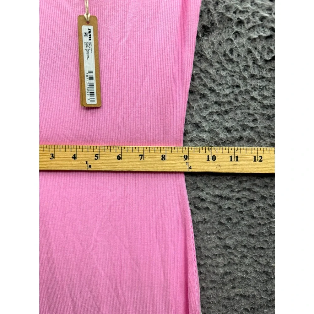 NWT Skims Soft Lounge Sleeveless Long Slip Dress Cotton Candy Womens Size S